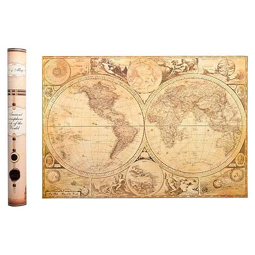 Скретч-карта мира My Map Special edition (английский язык) в тубусе