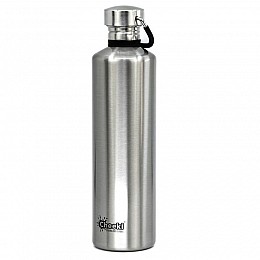 Бутылка для воды Cheeki Classic Single Wall Silver (1 литр)