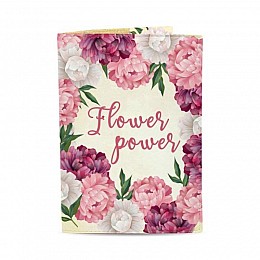 Обложка на паспорт "Flower Power"