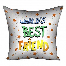 Подушка Worlds best friend, 30х30 см