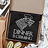 Фартух Dinner is coming (чорний)