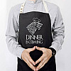 Фартух Dinner is coming (чорний)