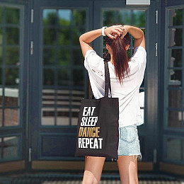 Еко сумка Market "Eat Sleep Dance Repeat"