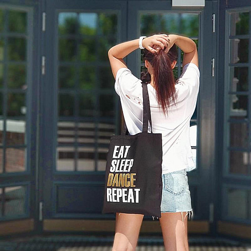 Еко сумка Market "Eat Sleep Dance Repeat"