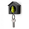 Ключница настенная и брелок для ключей Sparrow Qualy (черный-зеленый)