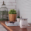 Термостакан со стальной трубочкой Cheeki Wine Tumbler Spirit White (220 мл)