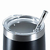 Термостакан зі сталевою трубочкою Cheeki Wine Tumbler Rich Black (320 мл)