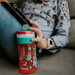 Дитяча пляшка для води Kambukka Lagoon (400 мл) рожева