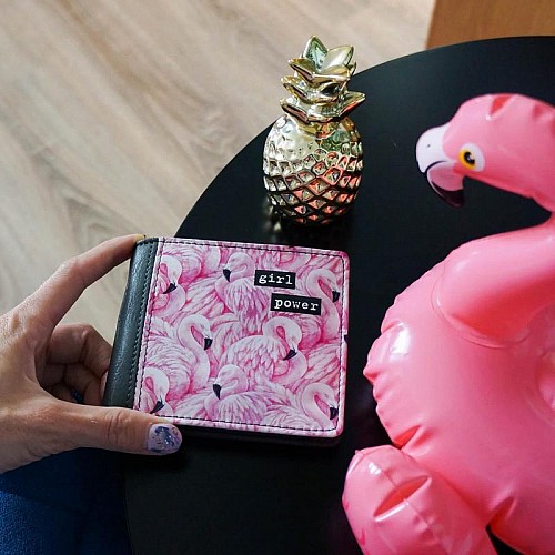 Женский кошелек "Фламинго"