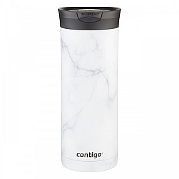 Термокружка Contigo Huron Couture Snapseal White Marble (590 мл)