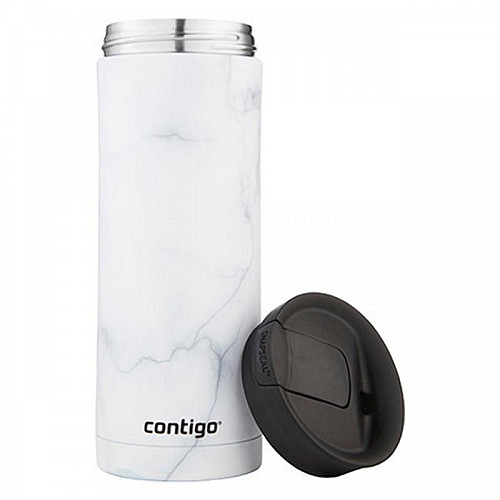 Термокружка Contigo Huron Couture Snapseal White Marble (590 мл)