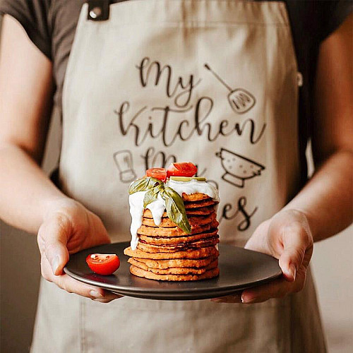 Фартух My kitchen. My rules (бежевий)
