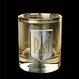 Набір 6-ти склянок для віскі «Тризуб Люкс» Boss Crystal