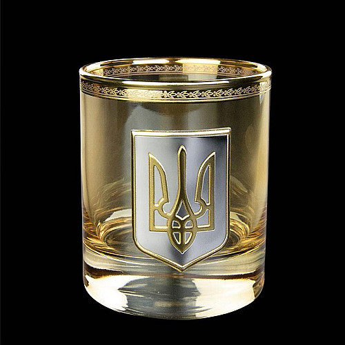 Набір 6-ти склянок для віскі «Тризуб Люкс» Boss Crystal
