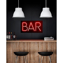 Настенная Led вывеска BAR