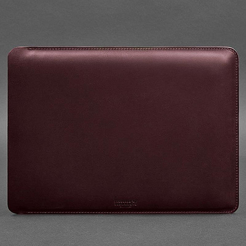 Шкіряний чохол Side для MacBook 13'' (бордовий) шкіра Crazy Horse