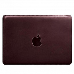 Шкіряний чохол Side для MacBook 13'' (бордовий) шкіра Crazy Horse