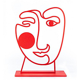 Тримач для книг Red Art Face (червоний)
