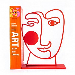 Тримач для книг Red Art Face (червоний)
