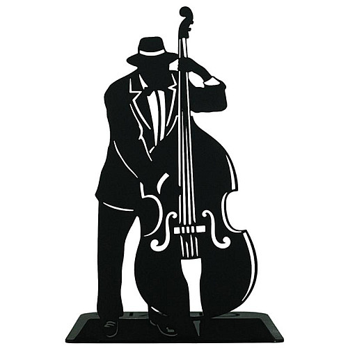 Металевий упор для книг Glozis Jazz (чорний)