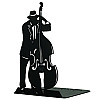 Металевий упор для книг Glozis Jazz (чорний)