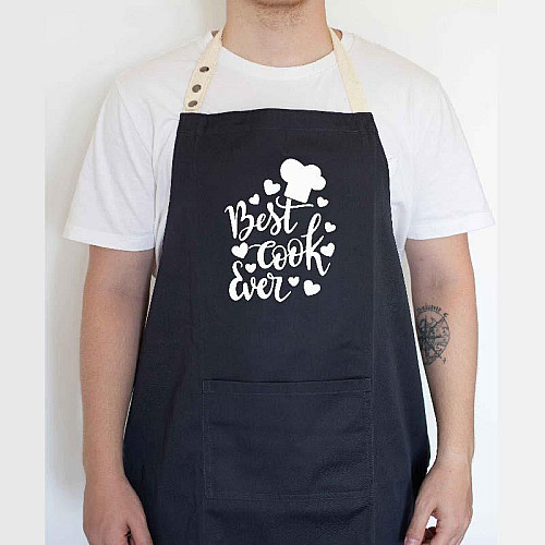 Фартух Best cook ever (чорний)