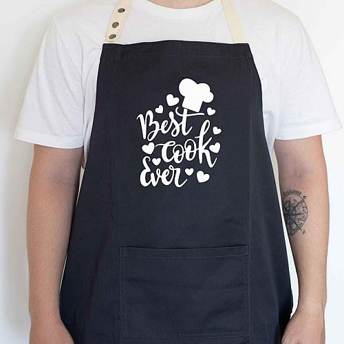 Фартух Best cook ever (чорний)