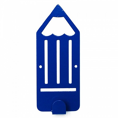 Детский настенный крючок для одежды Pencil Blue (синий)