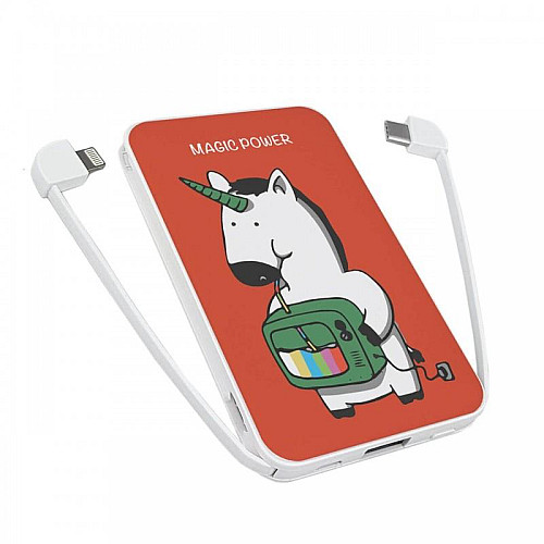 Повербанк (powerbank) Ziz "Единорог" 5000 mAh