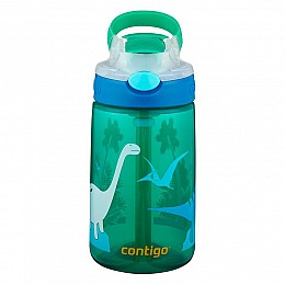 Детская бутылка для воды Contigo Gizmo Flip Jungle Green Dino (420 мл)