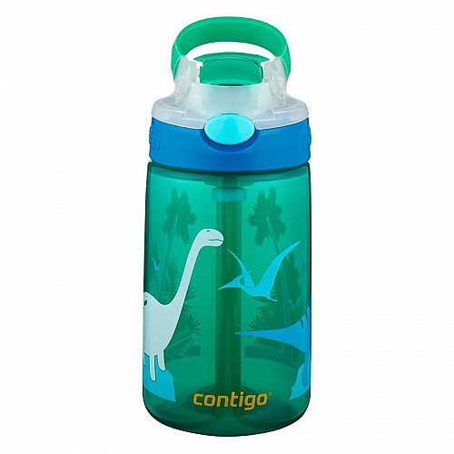 Детская бутылка для воды Contigo Gizmo Flip Jungle Green Dino (420 мл)