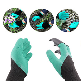 Садовые перчатки Garden Genie Gloves AY27288 Зеленый (hub_np2_0435)