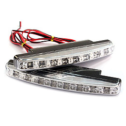 Дневные ходовые DRL огни RAV 018 2 планки Белый (hub_np2_1263)