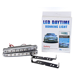 Дневные ходовые DRL огни RAV 018 2 планки Белый (hub_np2_1263)