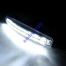 Дневные ходовые DRL огни RAV 018 2 планки Белый (hub_np2_1263)