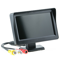 Автомобильный монитор UKC Z13 LCD TFT 4.3 на две камеры Черный (hub_np2_1267)