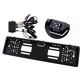 Парктроник в авторамке для номера с камерой CAR CAM 5429 с индикацией Спартак