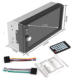 Автомагнітола Cml-play 7012B Short розмір 2DIN 7-дюймів сенсорний екран короткий+пульт на кермо