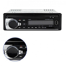 Автомагнітола 1DIN з потужним звуком та пультом JSD-520 MAX USB AUX Чорна з синім підсвічуванням