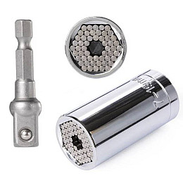 Гаечний торцевий ключ Gator Grip універсальний, 7-19 мм (GGPX-300)