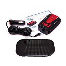 Антирадар автомобільний з дисплеєм Finder V7 360° радар детектор 16 голосів попередження Червоний