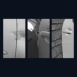 Защитная накладка для автомобильных дверей Baseus Streamlined Car Door Bumper CRFZT-02 4шт Белый