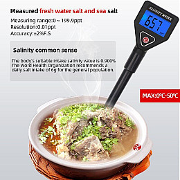 Солемір для води професійний KKMOON Salinity-98305 (100661)