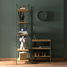 Стелаж GoodsMetall у стилі Лофт 1900х1200х350 С12