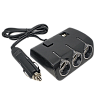Розгалужувач для прикурювача Olesson 1506 на 3 гнізда + USB 12v-24V