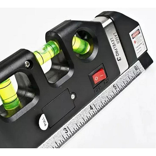Лазерний рівень із вбудованою рулеткою Laser Level Pro 3 7124