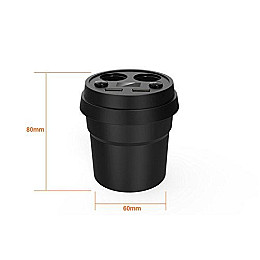 Разветвитель прикуривателя 12/24V (на 2 выхода + USB) KONNWEI