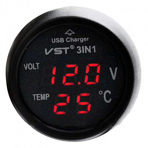 Термометр вольтметр VST 706-5 USB
