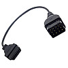 Переходник с OBD2 16pin мама на GAZ ГАЗ 12pin папа