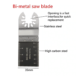 Насадка для реноватора, мультиинструмента, pmf по металу 1 шт 35мм